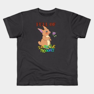 Full of Intrusive Thoughts Bunny Kids T-Shirt